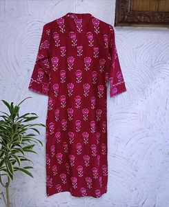 💕 Rose Pink Kurti
