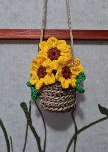 Sunflower Crochet Decor