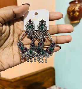 Bohemian Silver Earrings