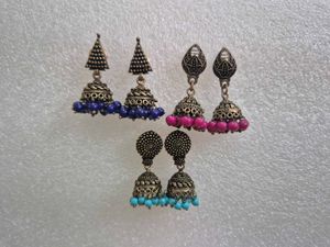 Bohemian Fish Design Jhumka Earrings