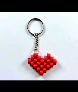 Heart Keychain - Handmade