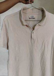 Men's Light Pink Polo T-Shirt
