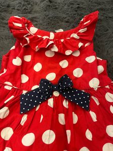Adorable Red Polka Dot Dress
