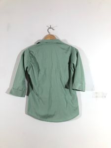 Sea Green Casual Shirt(Women’s)
