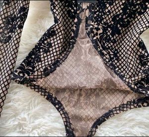 Elegant Patterned Bodysuit