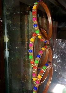 Vibrant Beaded Bangles