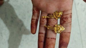 Exquisite Gold Earrings