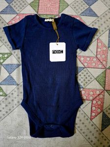 Next Baby Girls Navy Bodysuit