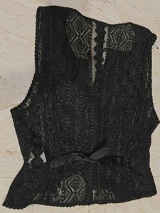 Elegant Black Lace Blouse