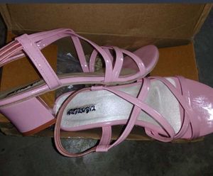 Fashion Women's Block Heel Pink Colour