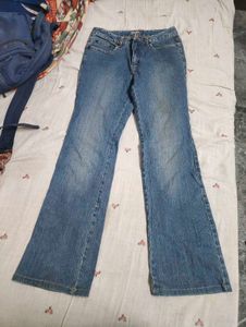 Women's Blue Flare Jeans