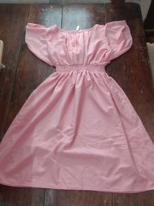 Pink Smocked Waist Dress