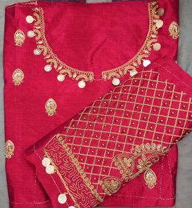 🔥 Price Drop 🆕️ Bridal Blouse : Ready To Stitch