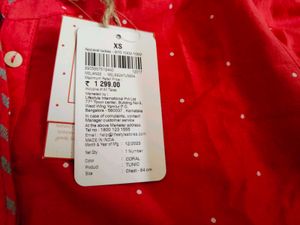 Melange Very Beautiful Floral Tunic With Tag