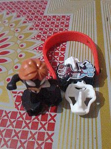 spider masked Action Figure Toy with a free watch