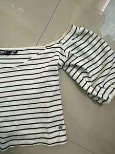 Striped Crop Top