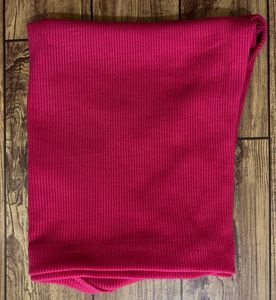 Hot Pink Cut-Out Ribbed Tank Top