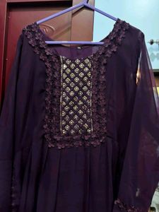 Elegant Purple Kurta never used