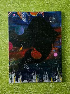 Abstract Underwater Painting (free delivery)