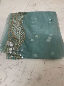 Beautiful Sea Green Lehenga Choli Set