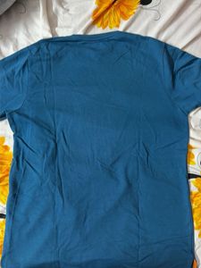 Men's Blue Athl T-Shirt with Pocket