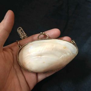 Rare Mother of pearl shell coin purse