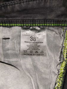 Men’s Grey Washed Slim-Fit Jeans | Size 38
