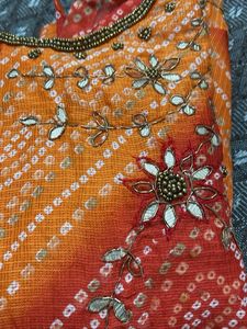 Vibrant Bandhani Print Kurta