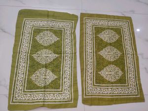 Green Printed pillow cover- Set of 2