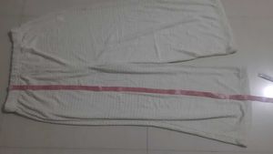 Off-white Knit Wide Leg Pallazos