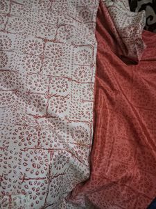 It Is A Double Shaded Printed Saree