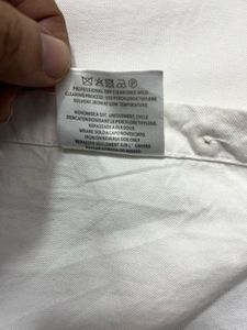 THOM BROWNE White Button Down Shirt