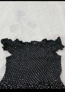 Chic Polka Dot A-Line Dress