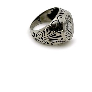 Illuminati Silver Men's 925 Ring