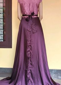 Elegant Purple Gown