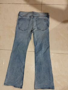H&amp;M Light Wash Low Waist Bootcut Jeans