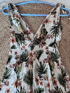 floral one piece dress