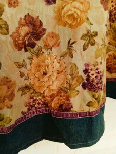 Vintage Floral Midi Skirt