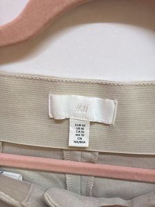 Classic Beige Cropped Trousers
