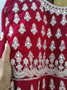 Elegant Rani pink heavy Embroidered suit