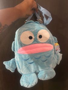 Hangyodon Sanrio Sling Bag Pouch Plush Backpack