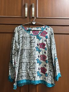 Women Floral & Geometric Print Top