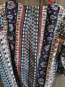 Boho Print Blouse