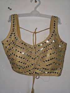 Designer Mirror Work Blouse