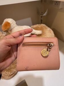 Stylish Pink Crackle Effect Wallet