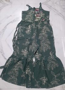 MAX Women Printed Pinafore Strap jumpsuit