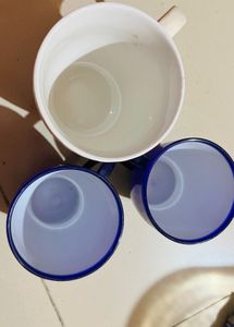 Embossed Floral Coffee Mugs 3