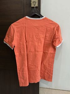 Orange Malibu Beach Graphic T-Shirt