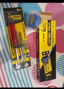 electric press and screwdriver set