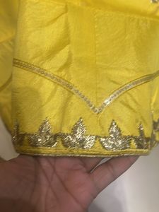 Yellow Lehenga For Haldi Function